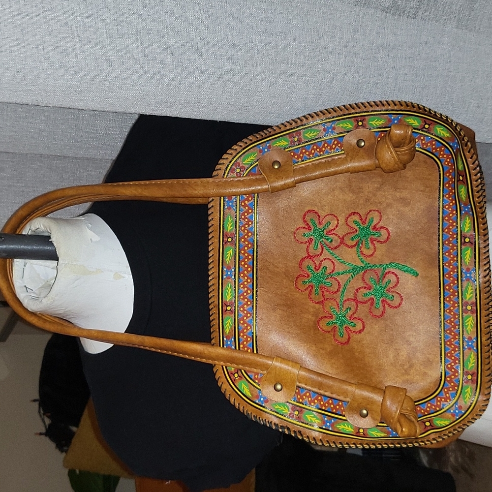 Gorgeous vintage leather bah